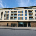 Seitliche Hausansicht