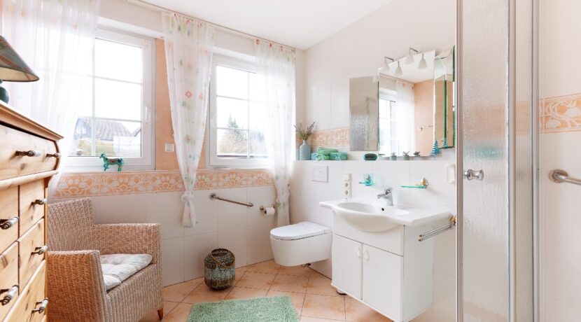 Geschmackvolles Duschbad