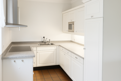 Teiloffene Küche KI bearbeitet