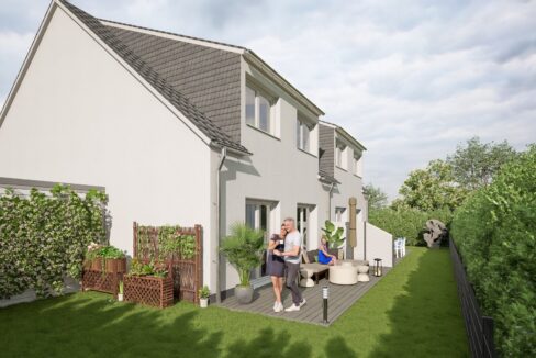 Ansicht Garten (Visualisierung)