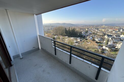 Die Loggia mit toller Weitsicht