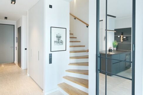 Treppe zum Obergeschoss