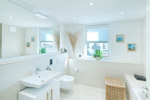 Wannenbad im Obergeschoss