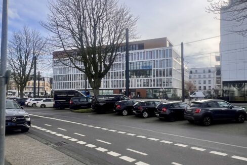 Blick von Garagenausfahrt