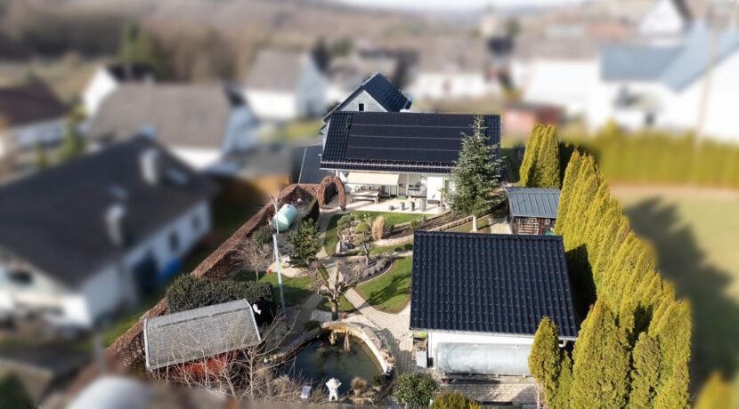 Vogelperpektive Garten