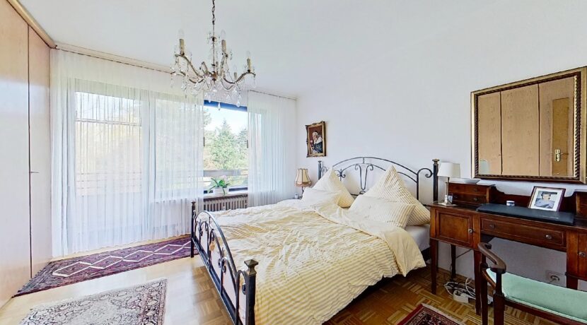 Schlafzimmer Gartenseite