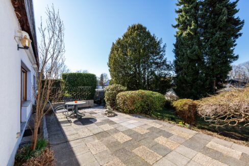 Terrasse am Wohnbereich