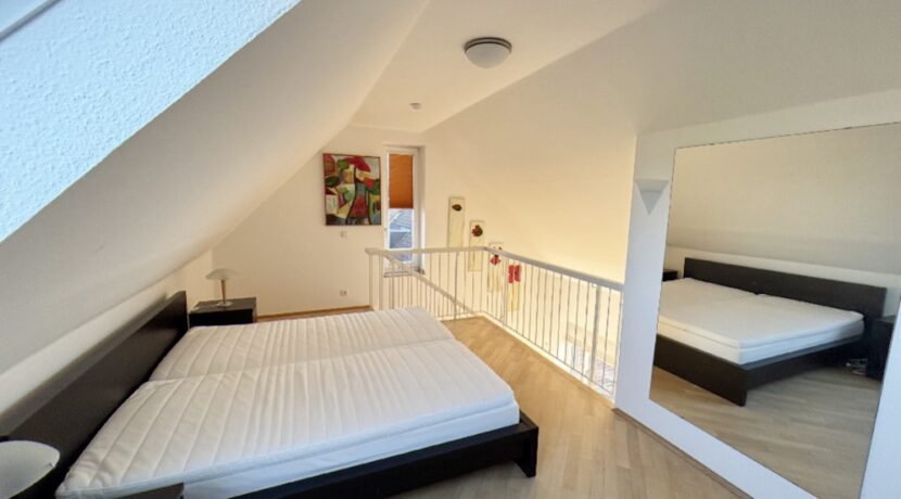 Schlafzimmer in Galerie