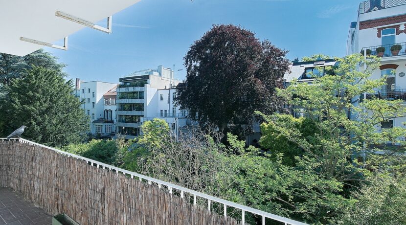 Balkon mit Blick in die Gärten
