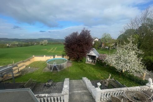 Garten mit Blick ins Grüne