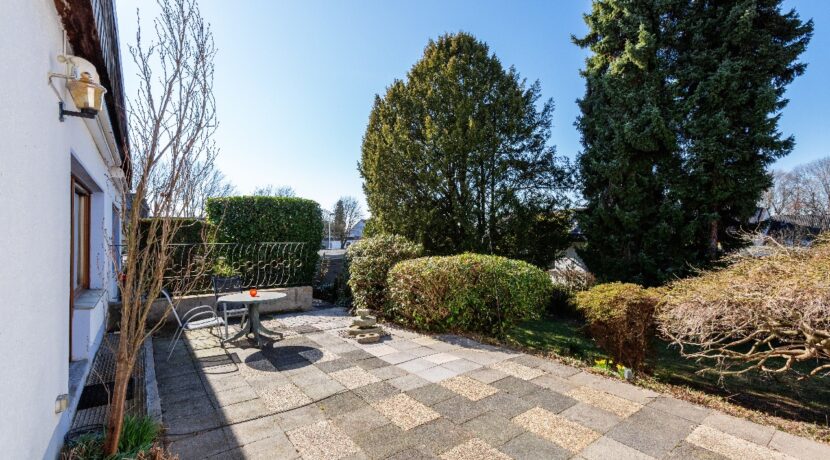 Terrasse am Wohnbereich