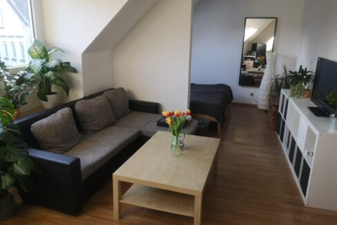 Wohn und Schlafzimmer