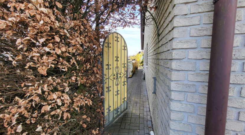 Seitlicher Zugang zum Garten