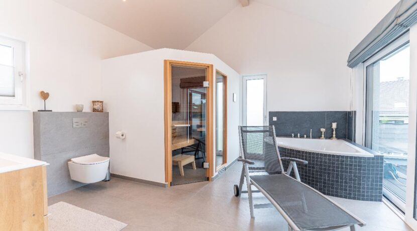 Wellnessoase im Obergeschoss