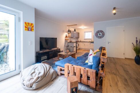 Vielfältig nutzbares Zimmer im Untergeschoss