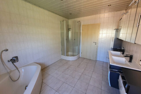 Tageslichtbad mit Wanne und Dusche OG