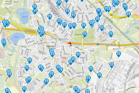 Geolyzer Kartenausschnitt