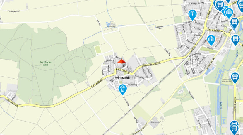 Geolyzer Kartenausschnitt