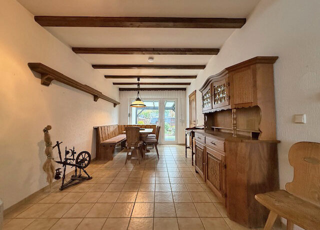 Essbereich zum Gartenseite