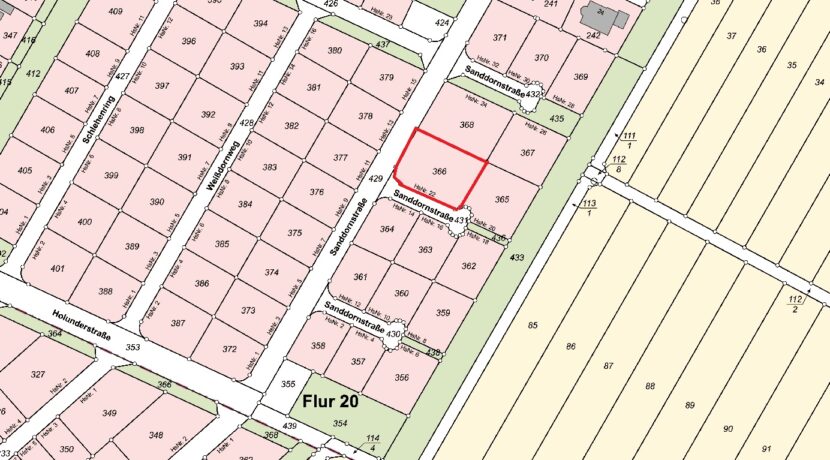 Flurkarte Sanddorn 22