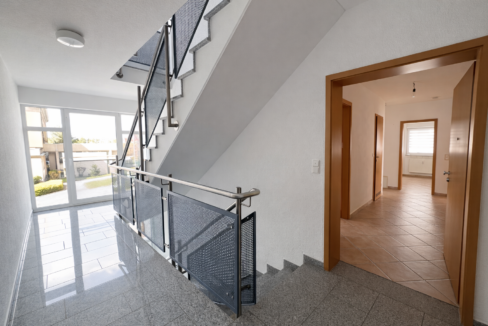 Das gepflegte Treppenhaus