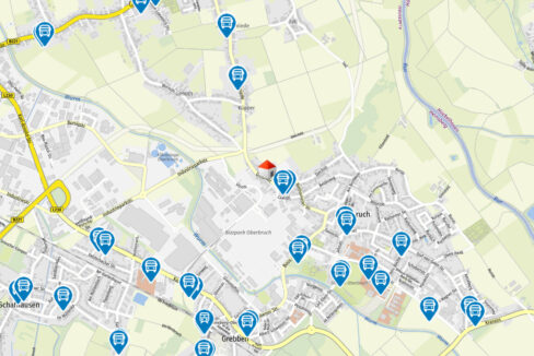 Geolyzer Kartenausschnitt