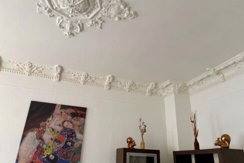 Detail Stuckdecke Wohnung