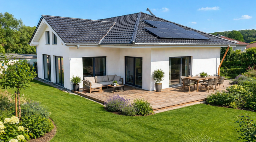 Die Terrasse ist  noch nicht fertig gestellt (Vorschlag)