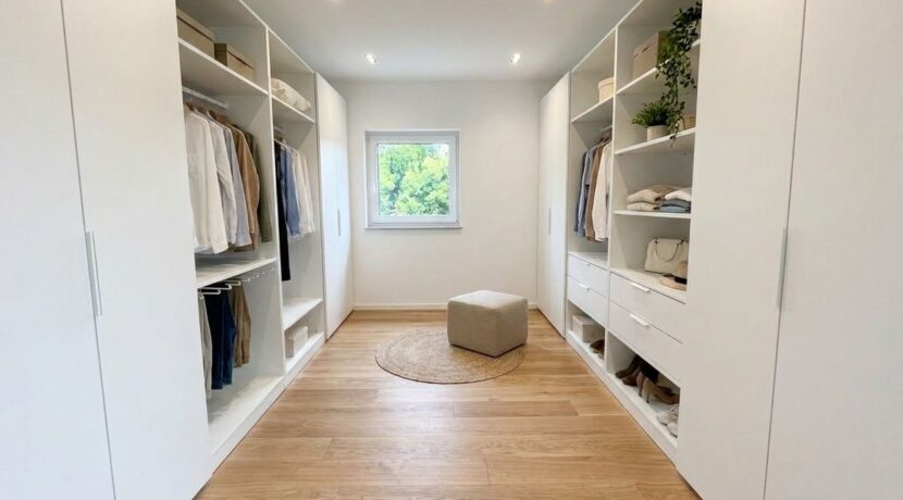 KI fertiggestelltes Ankleidezimmer