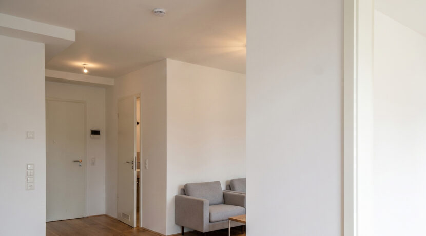 Blick zum Wohnungseingang KI generiert