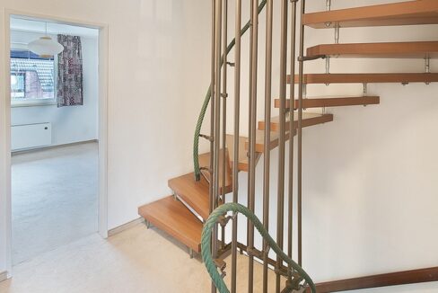 Treppe zum Dachgeschoss