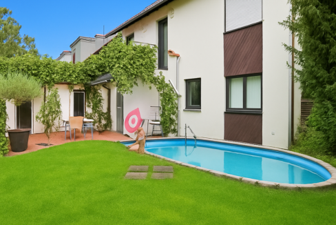 Garten mit Pool