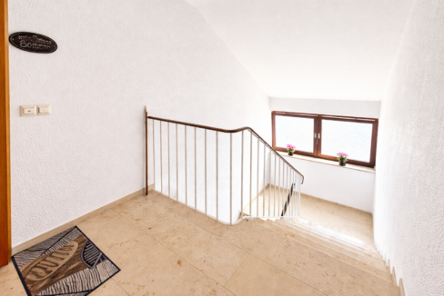 Das gepflegte Treppenhaus