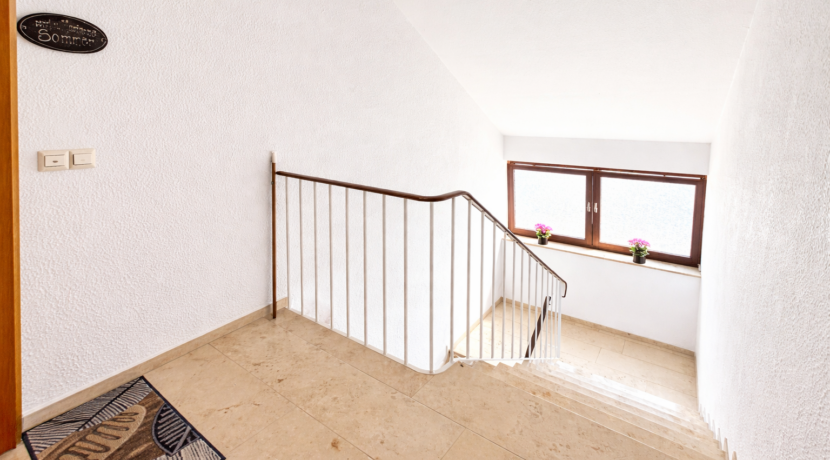 Das gepflegte Treppenhaus