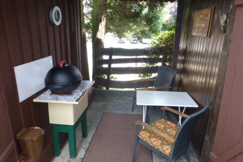 Überdachter Sitzplatz