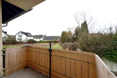 Blick vom Balkon