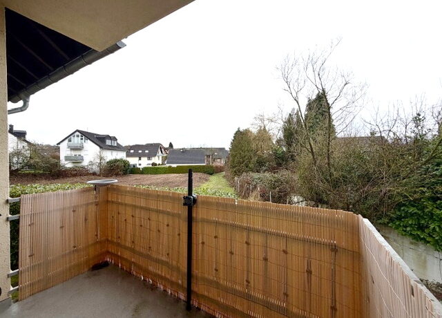 Blick vom Balkon