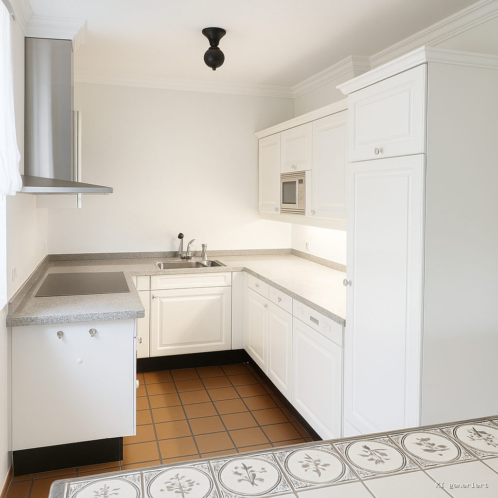 Kamin, Sauna, Garten. Alles vorhanden: 3 Zimmer Maisonette Wohnung in Wittlaer - Foto 4