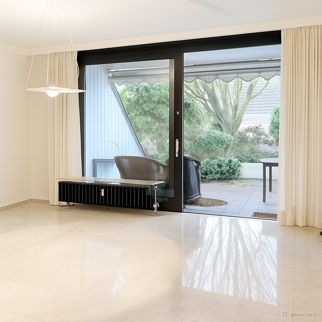 Kamin, Sauna, Garten. Alles vorhanden: 3 Zimmer Maisonette Wohnung in Wittlaer - Foto 2