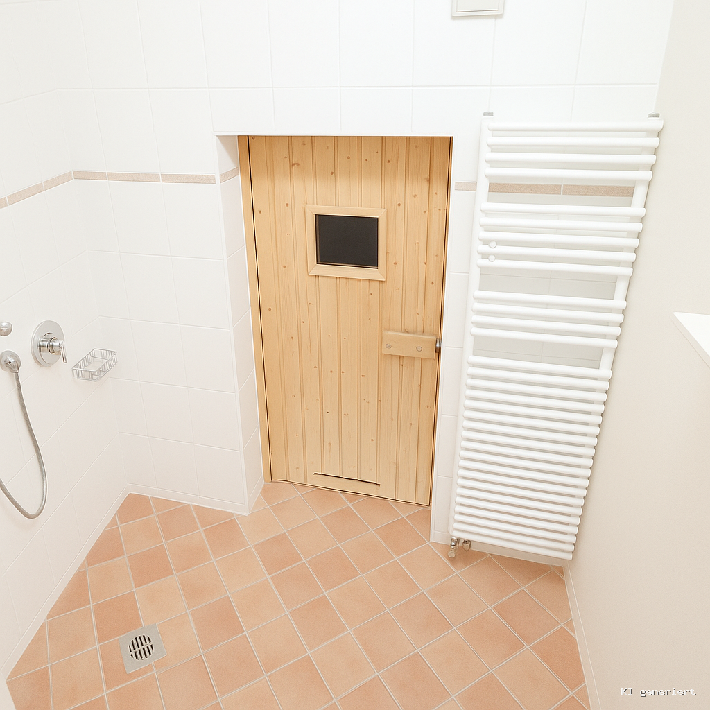 Kamin, Sauna, Garten. Alles vorhanden: 3 Zimmer Maisonette Wohnung in Wittlaer - Foto 5