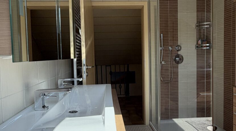 Badezimmer mit Dusche