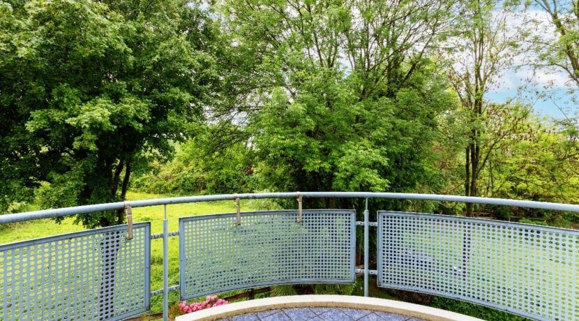 Balkon in Westausrichtung