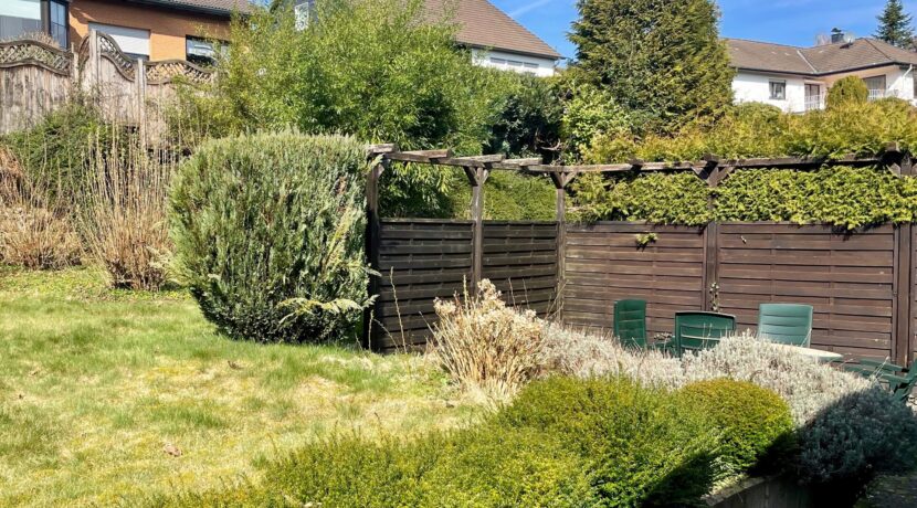 geschützter Platz im Garten
