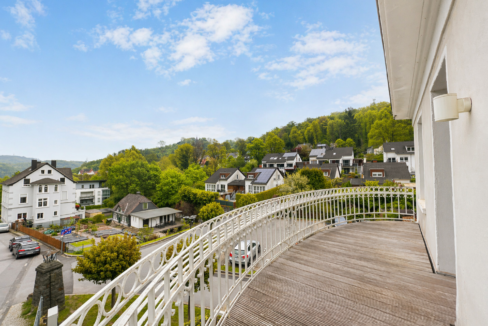 Tolle Aussicht Richtung Schloss