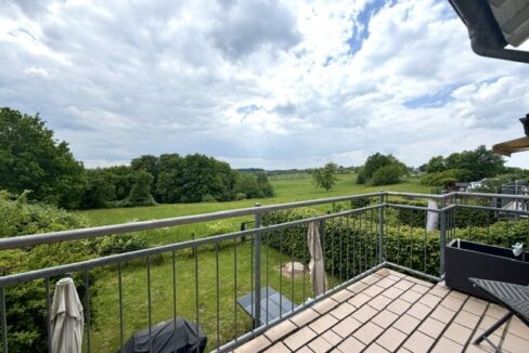 Blick vom Balkon