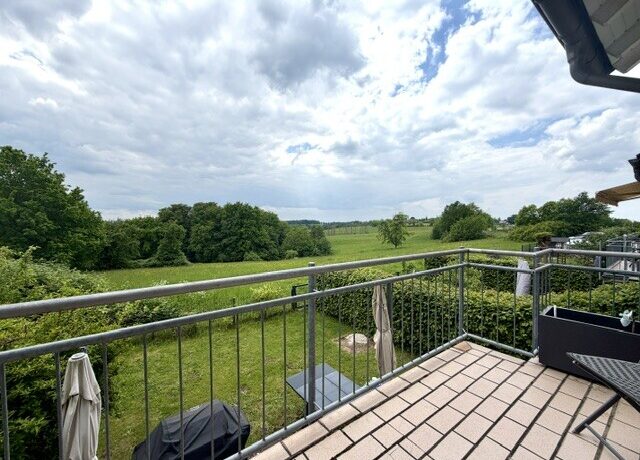 Blick vom Balkon