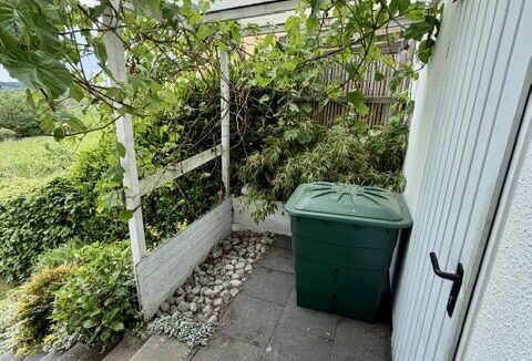 Erdgeschoss -  Zugang zur Garage und zum Garten