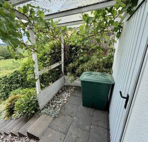 Erdgeschoss -  Zugang zur Garage und zum Garten