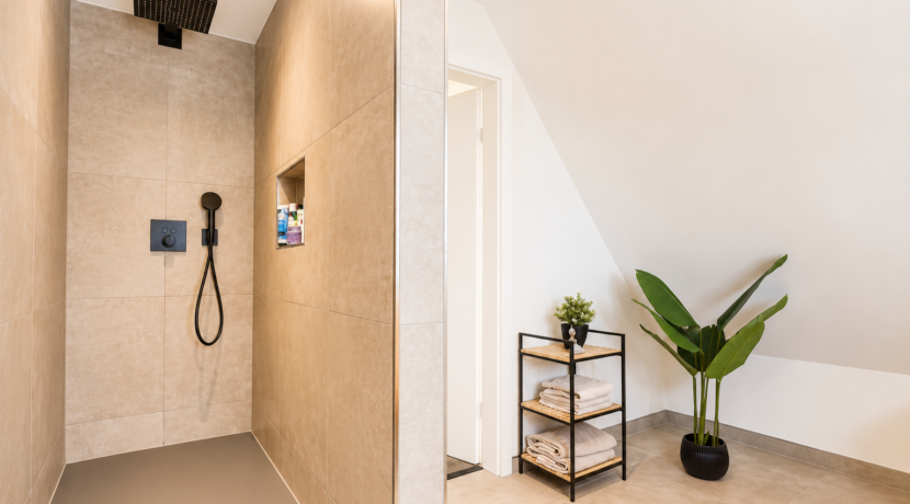 Moderne Walk-In-Dusche