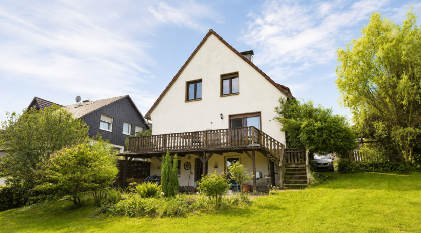 Hausrückseite